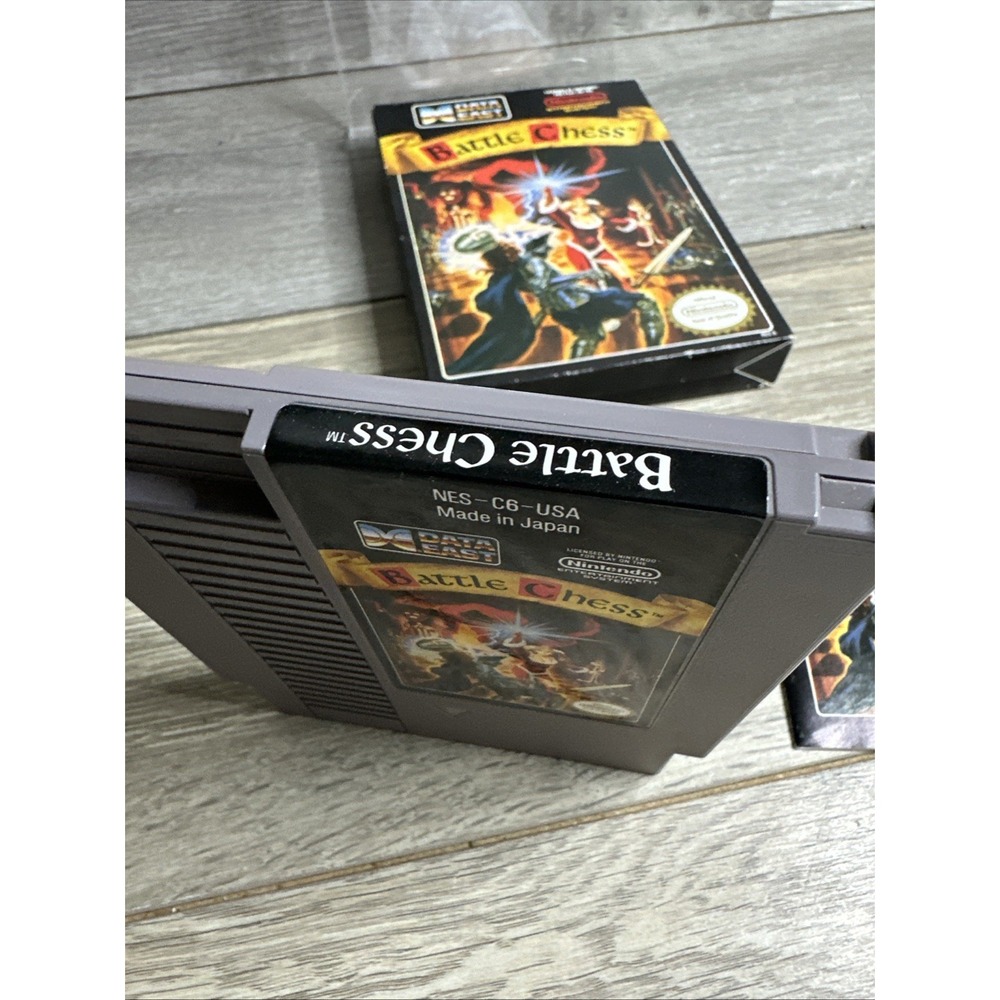 Battle Chess (Nintendo Entertainment System 1990) CIB Complete In Box - Picture 3 of 16